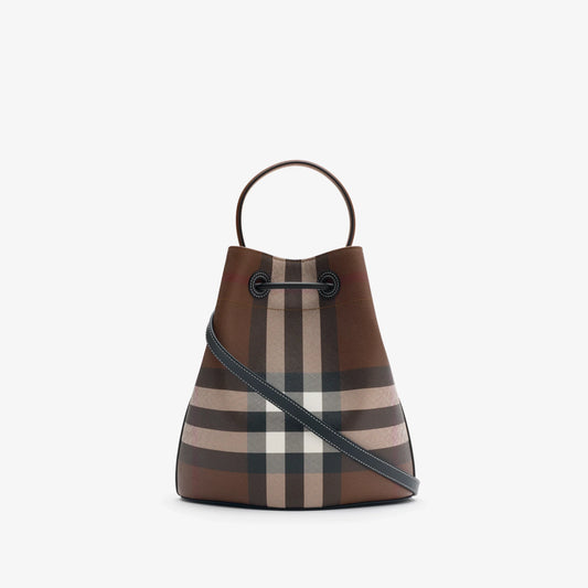 Small Check Bucket Bag