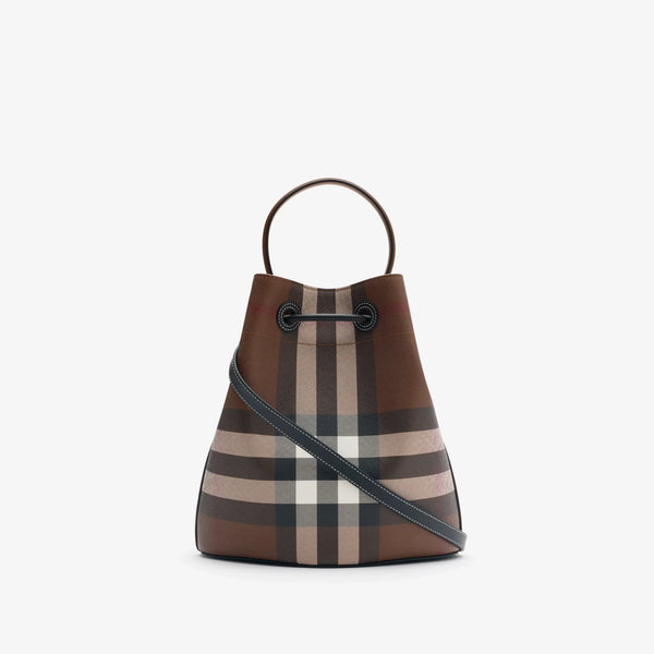 Small Check Bucket Bag