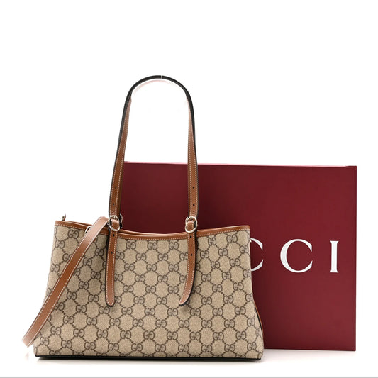 GG Emblem Medium Tote Bag