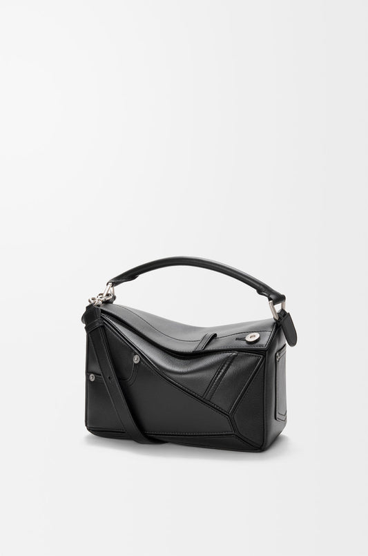 Panta small Puzzle bag in shiny calfskin
