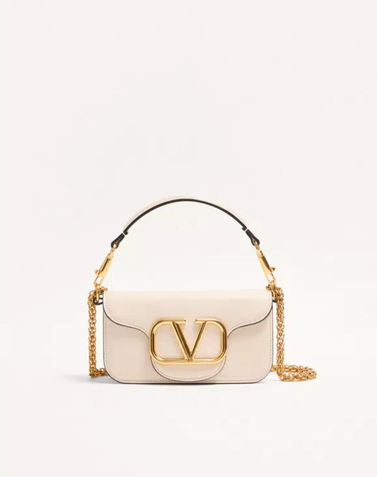 Valentino Garavani Locò Small Shoulder Bag In Calfskin