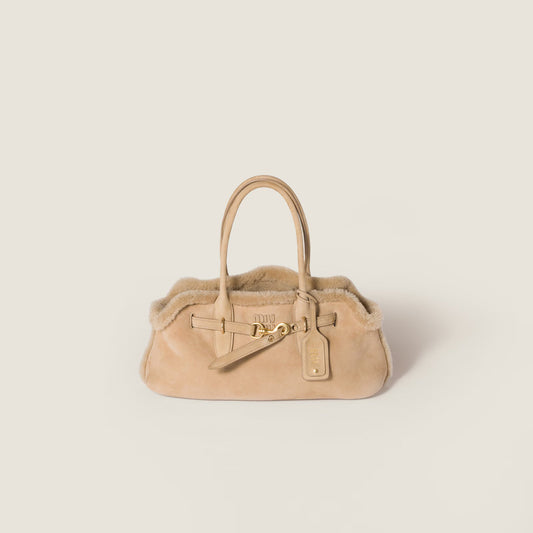 Aventure shearling tote bag