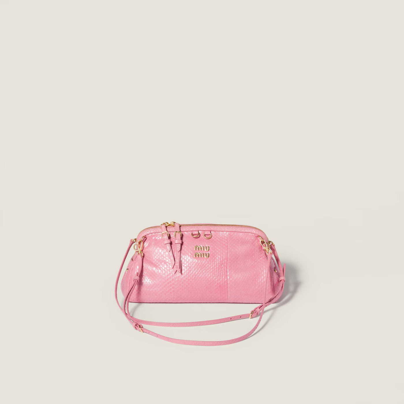 Ayers leather clutch