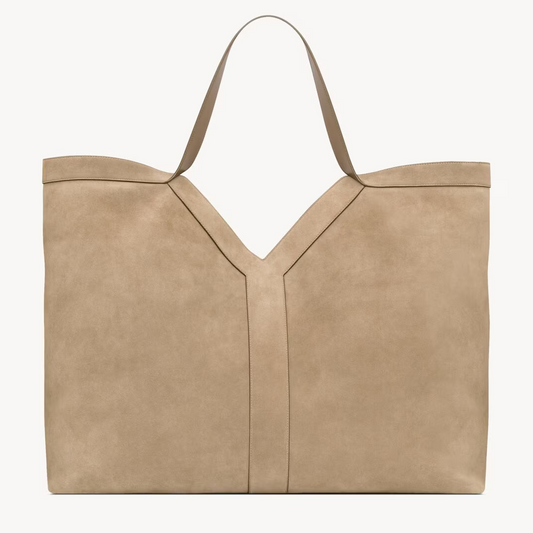 Y MAXI tote in suede