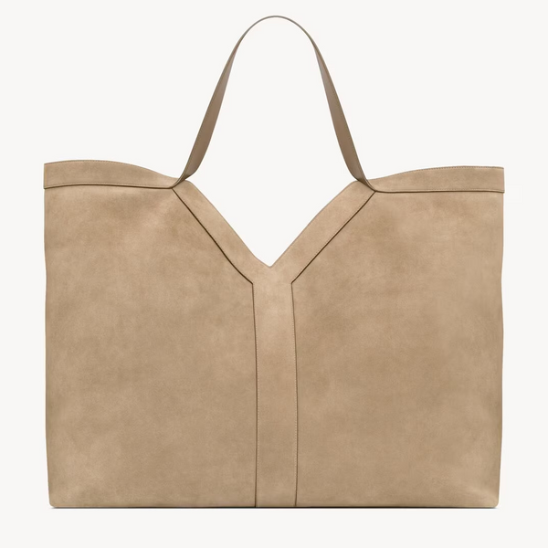 Y MAXI tote in suede